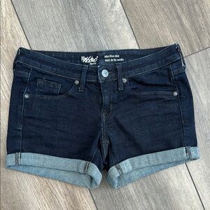 Mossimo Supply Co. Women's Deep Indigo Jean Shorts